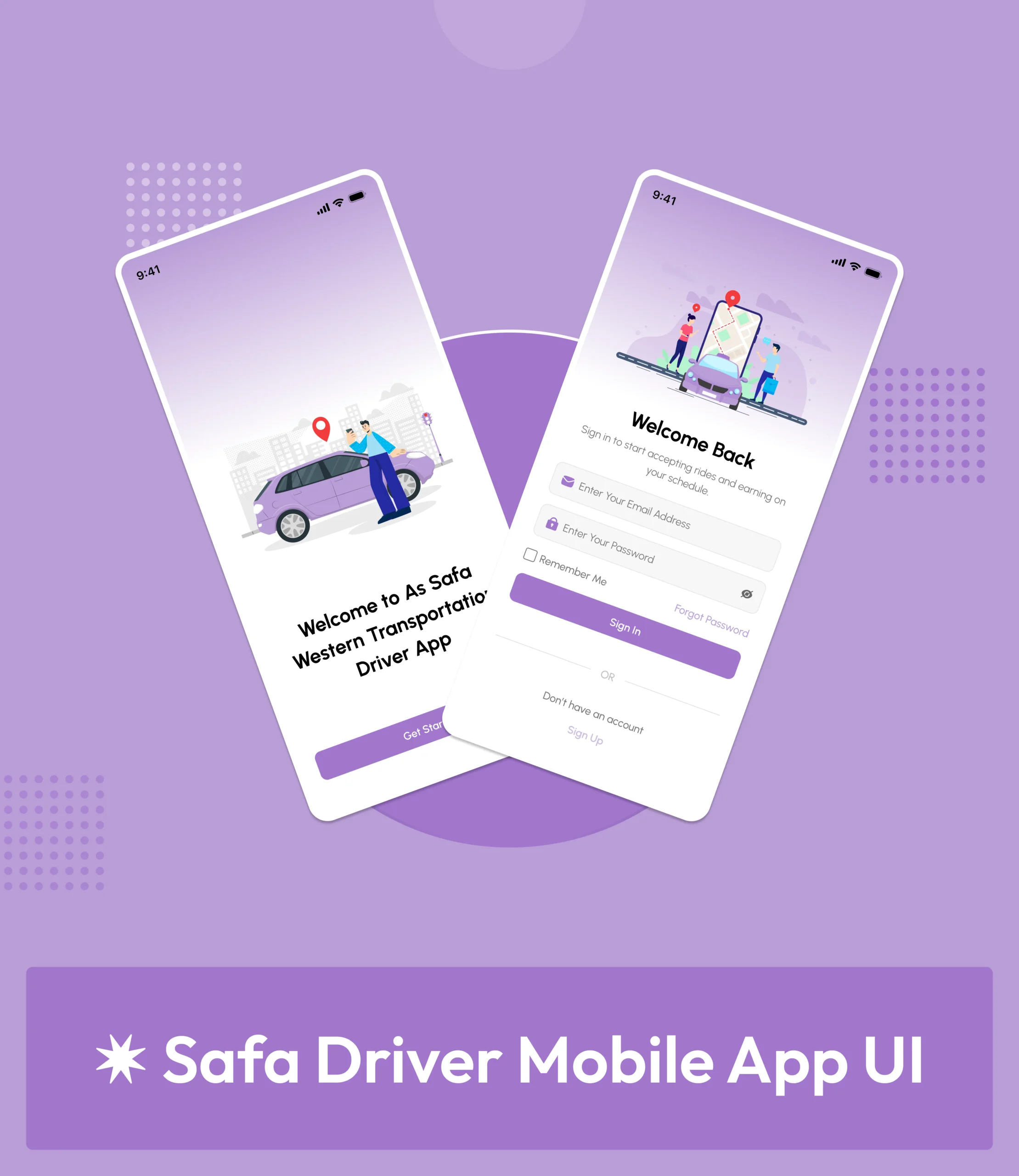 Safa driver Mobile App